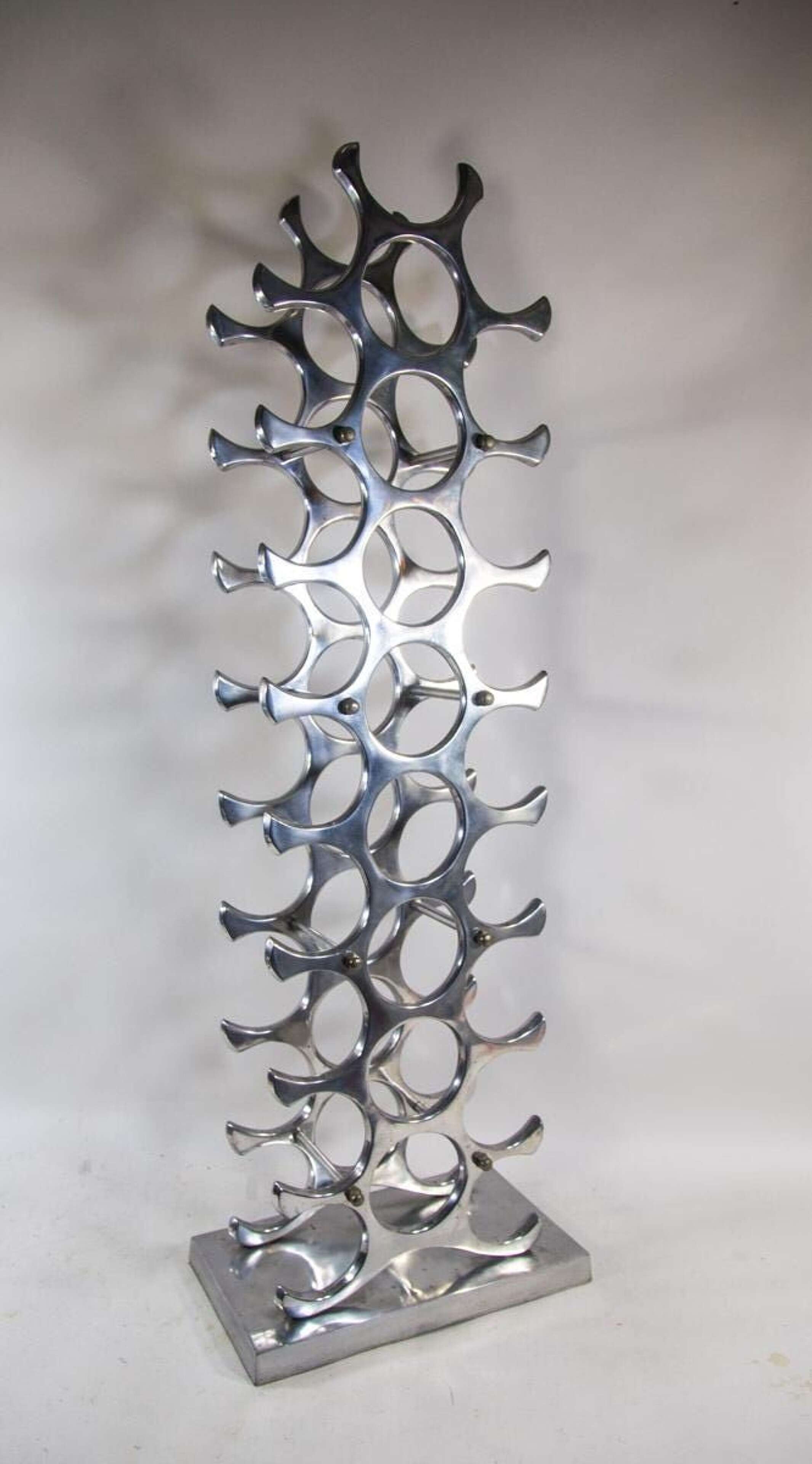 Vintage Wine Rack | Aluminium | Michael Noll | 27 Bottles in