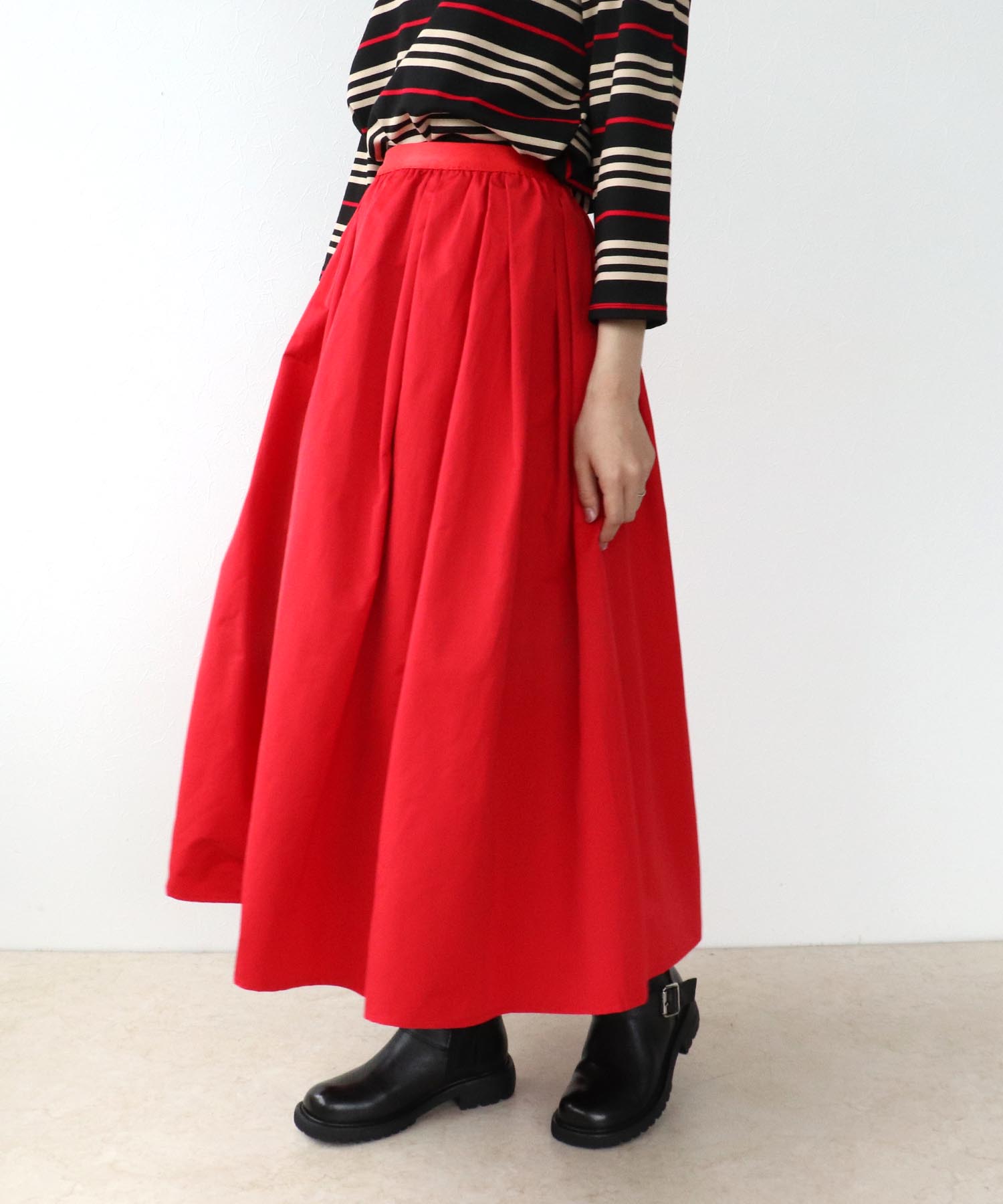 タフタギャザースカート | AND ON JIONE STORE（アンドオン）ジオン