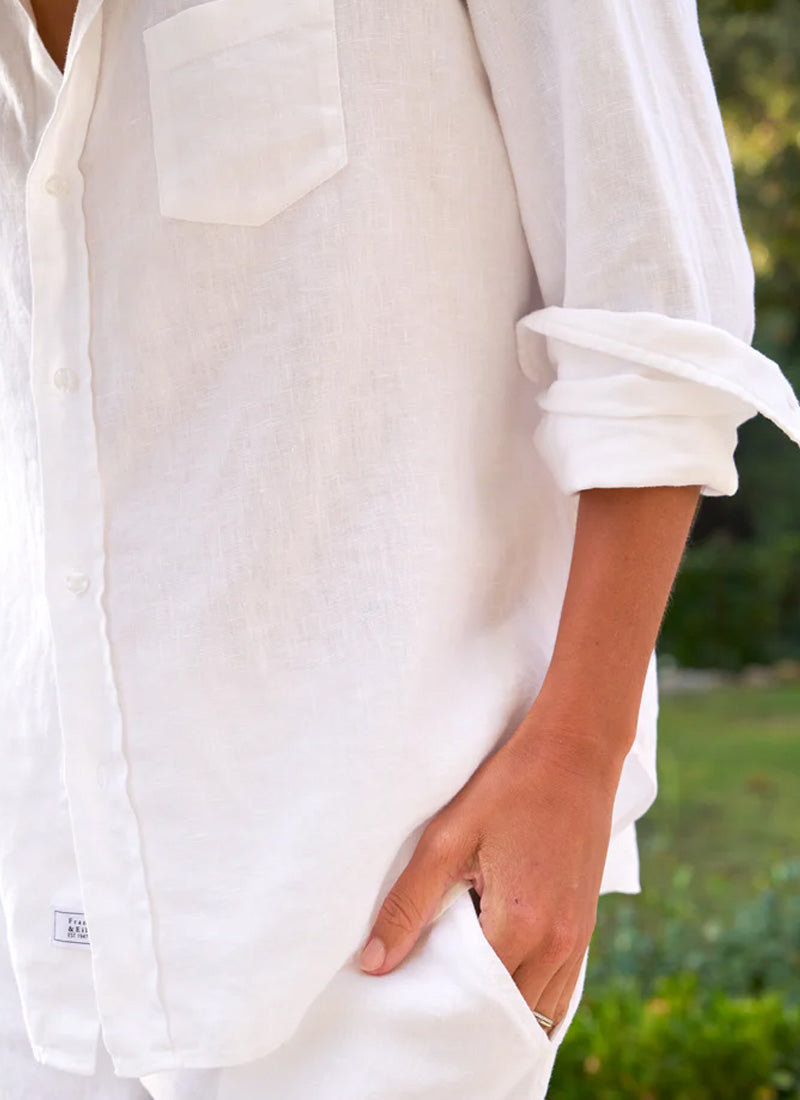 Eileen Washed Linen Shirt by Frank & Eileen | Andrews