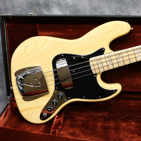 1978 Fender Jazz Bass, Natural, Near Mint – Andy Baxter Bass & Guitars