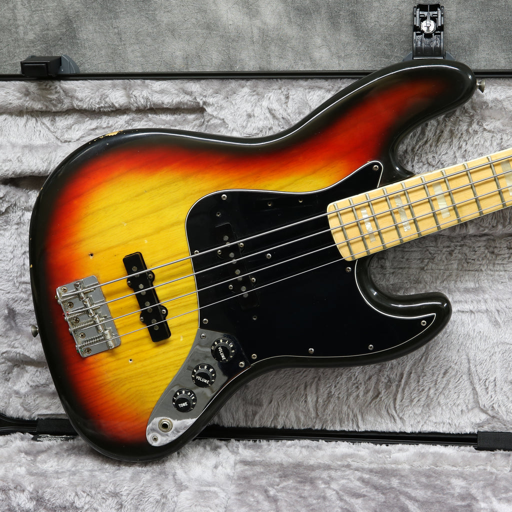 1978 Fender Jazz Bass, Sunburst – Andy Baxter Bass & Guitars