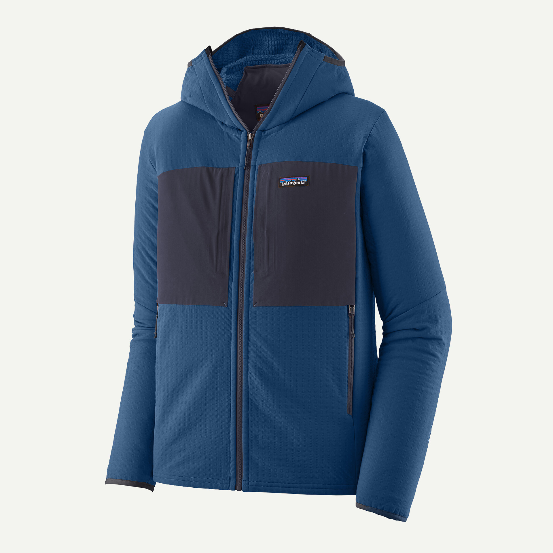 Patagonia Men's R2 TechFace Hoody / Clement Blue - Andy Thornal