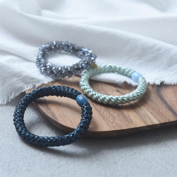 さりげなく華やぐ ヘアゴム 3点セット ヘアアクセ／kauliina