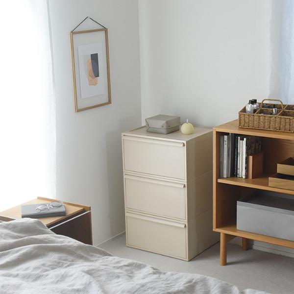 クローゼットシステム 収納ボックス ワイド引出し（M) 3個セット