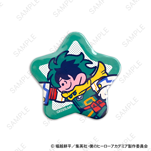 僕のヒーローアカデミア｜星型缶バッジ（緑谷出久）
