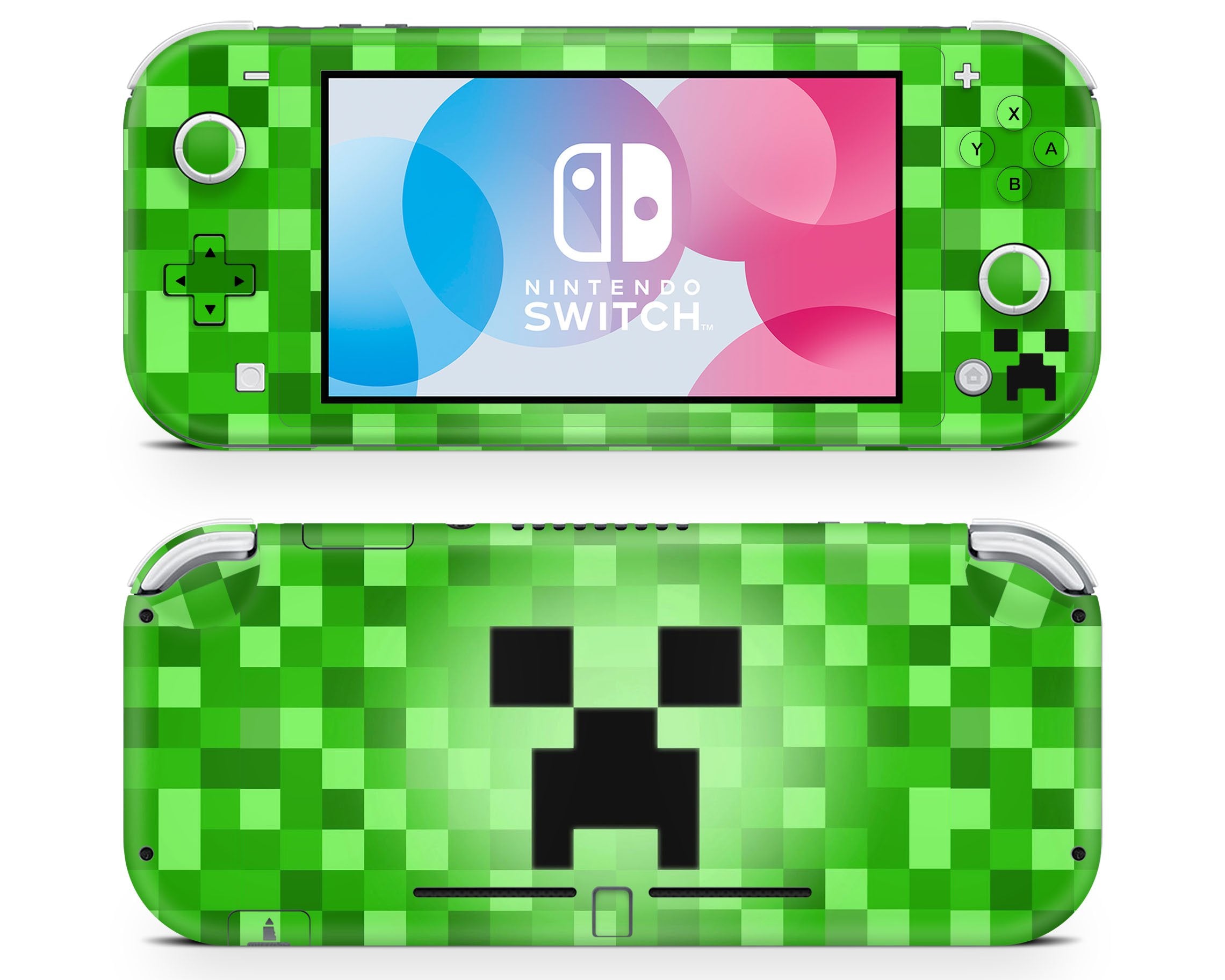 Minecraft Creeper Face Nintendo Switch Lite Skin – Anime Town