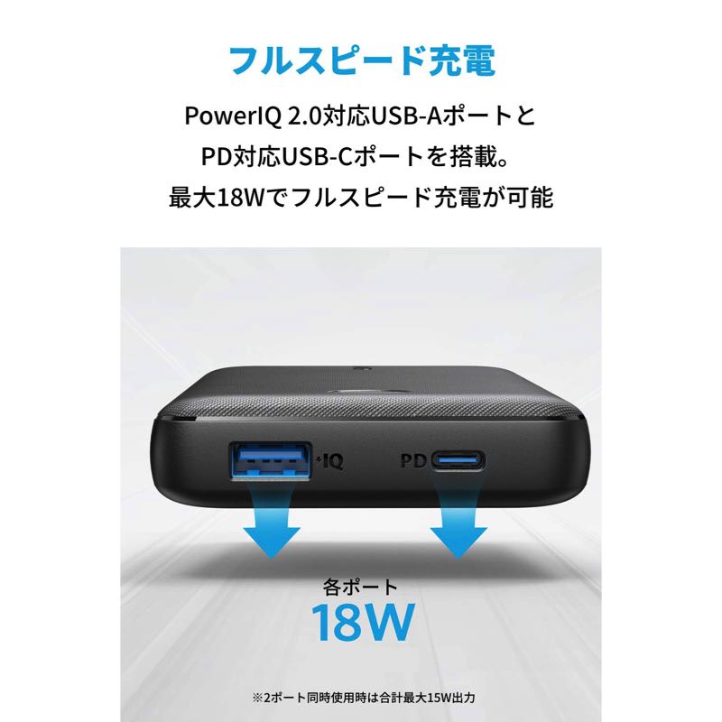 Anker PowerCore Essential 20000 PD｜モバイルバッテリー・充電器の