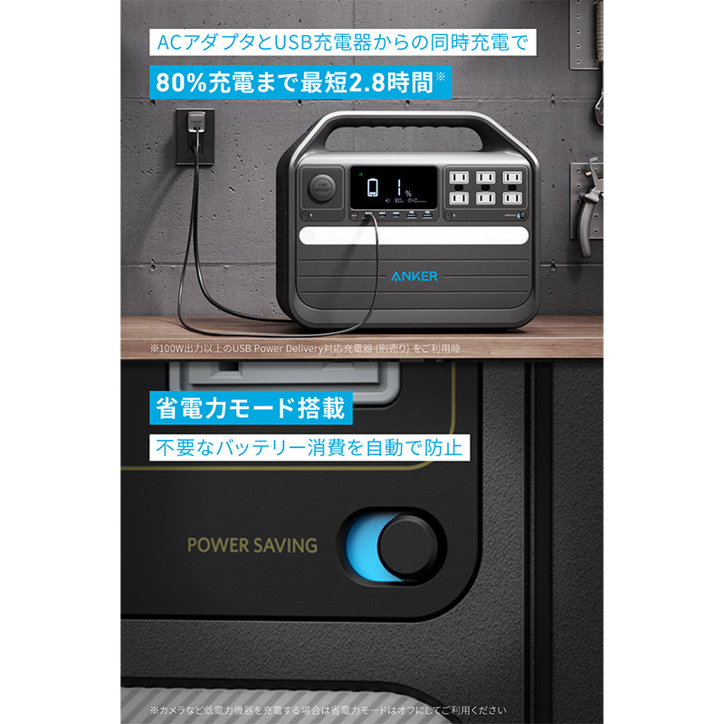 Anker 555 Portable Power Station (PowerHouse 1024Wh) | ポータブル