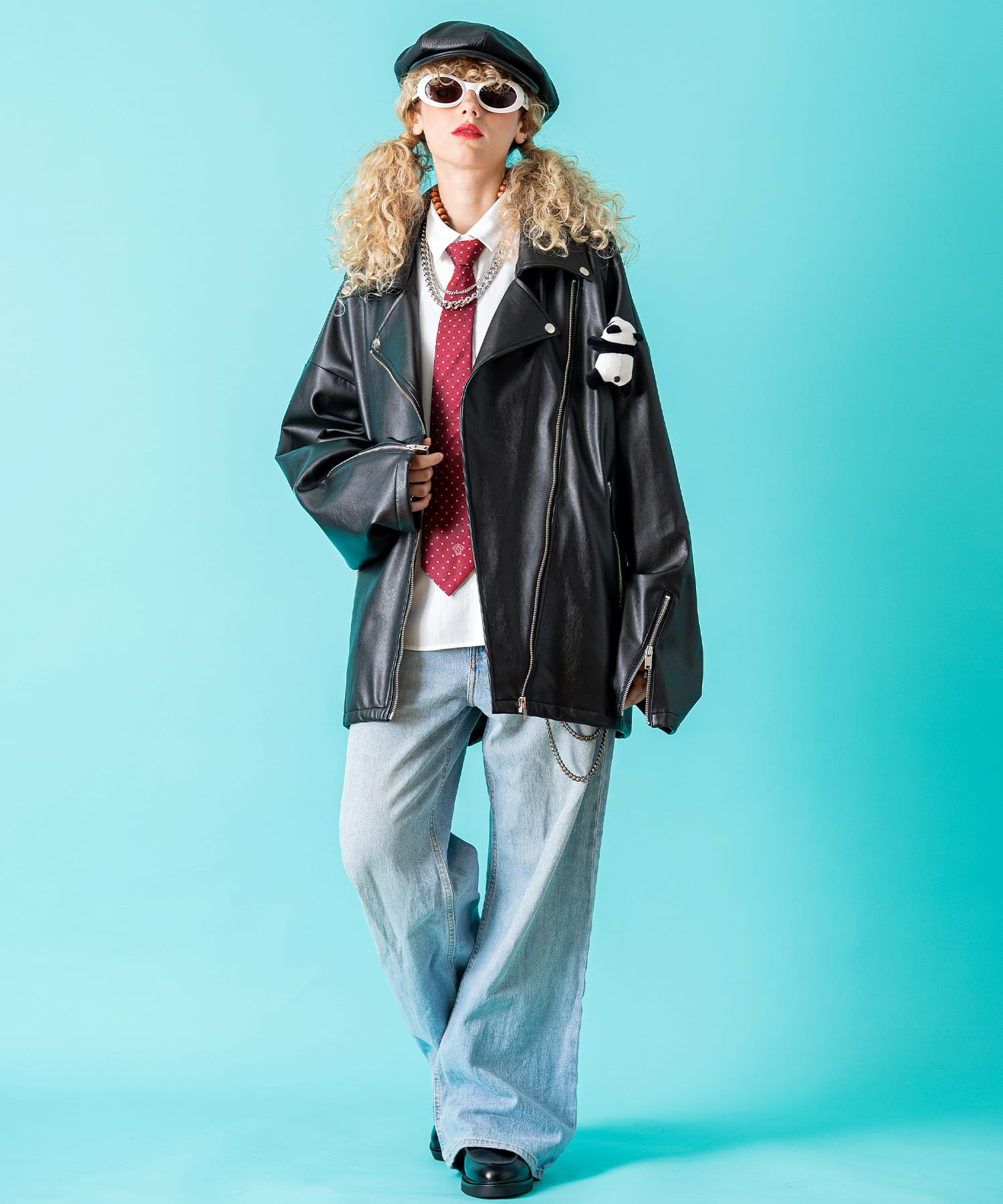 TEDDY ankoROCK ライダースジャケット -オーバーサイズ- / メンズ