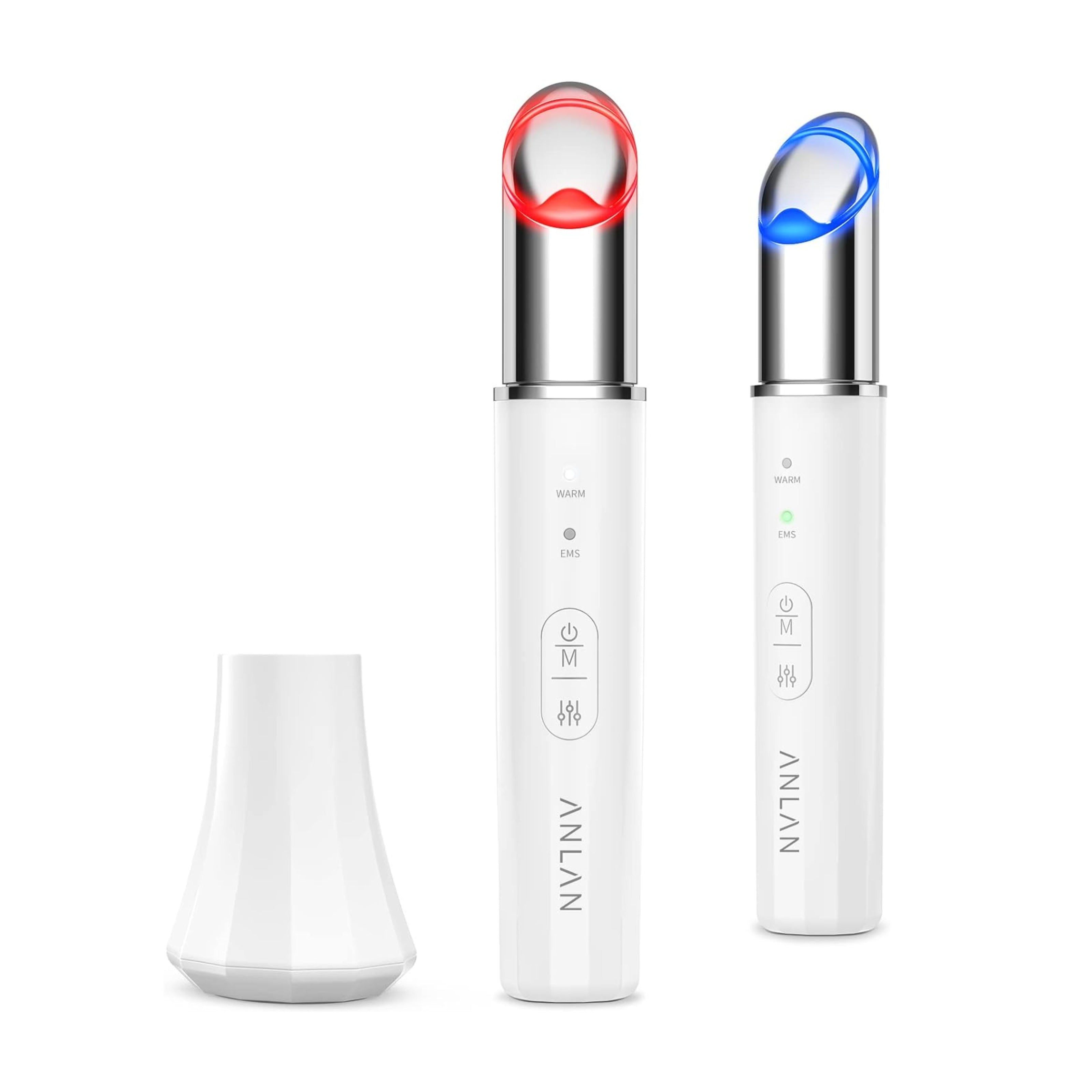 ANLAN EMS目元美顔器 1台6役 ギフト 目元ケア 温熱 2色光エステ 振動