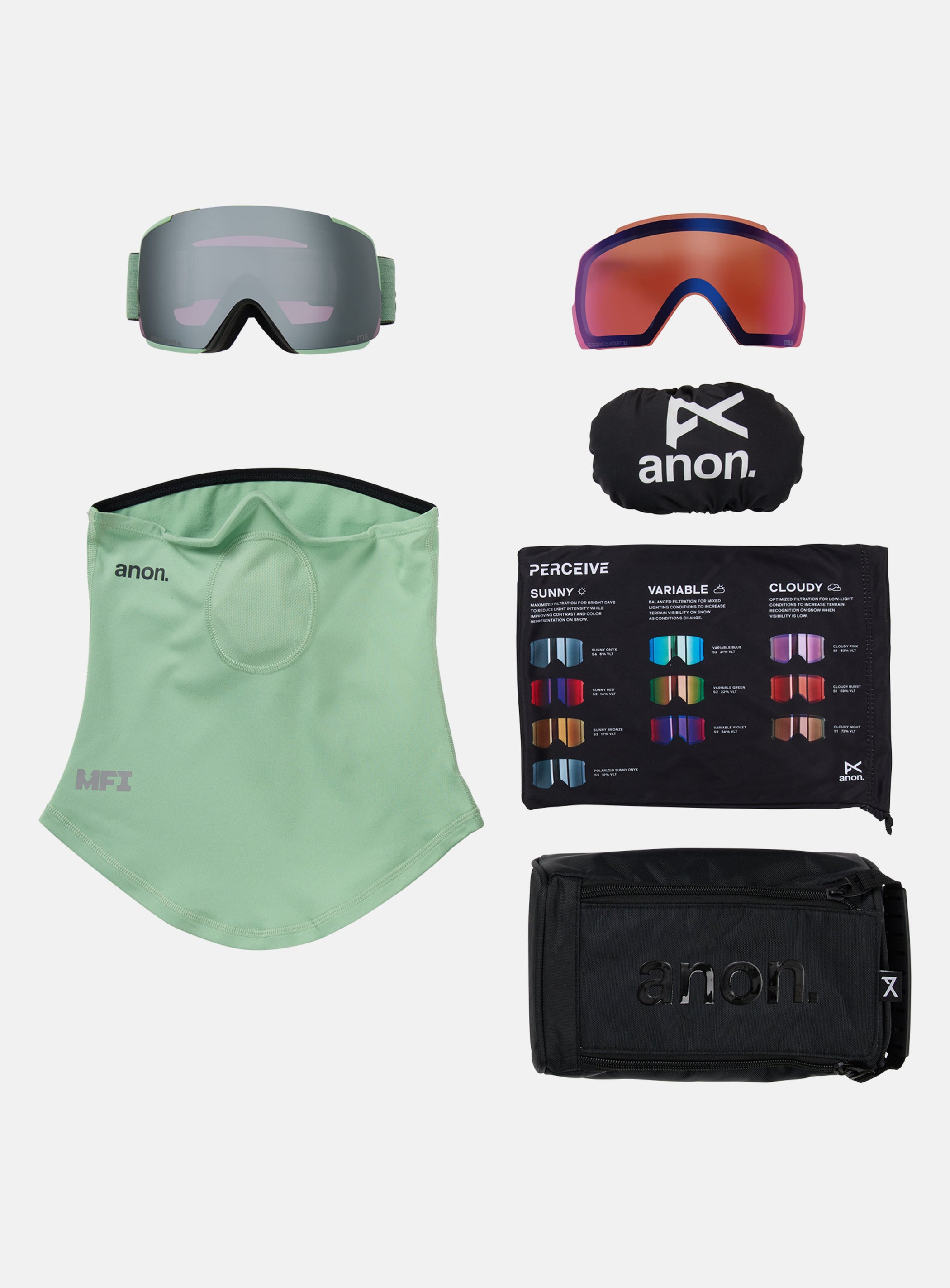 Anon M5 Goggles + Bonus Lens + MFI® Face Mask | Anon Optics Winter