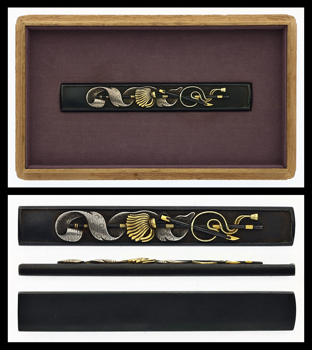 小柄: 無銘(伝栄乗)(特別保存刀装具) | 日本刀販売の葵美術