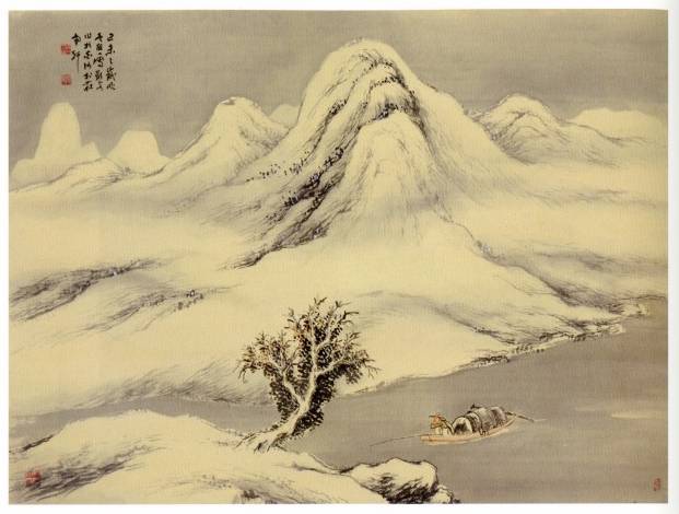 橋本関雪「寒江獨釣図」の買取・査定は美術のプロにお任せ下さい