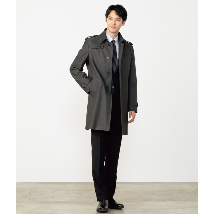 ストレッチトレンチコート グレー MAJI【AOKI公式通販】