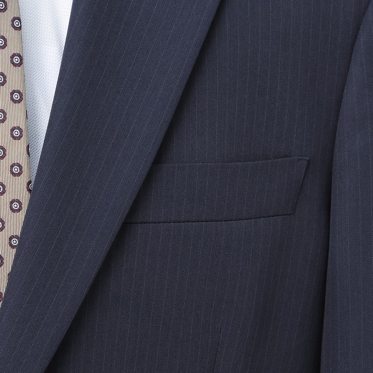 紺ストライプスーツ JOURNAL WORKS スリム【AOKI公式通販】