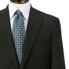 ビジネスから就活まで】黒無地 洗えるストレッチスーツ LES MUES