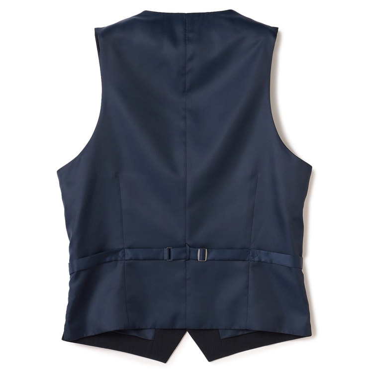 洗える ストレッチ スリーピーススーツ 紺シャドー JOURNAL WORKS