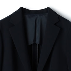 アウトレット】パウダリーストレッチツイル テーラードジャケット 紺