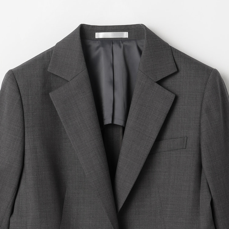 洗えるキレイスーツ 360°キレイ テーラードジャケット ブルーグレー