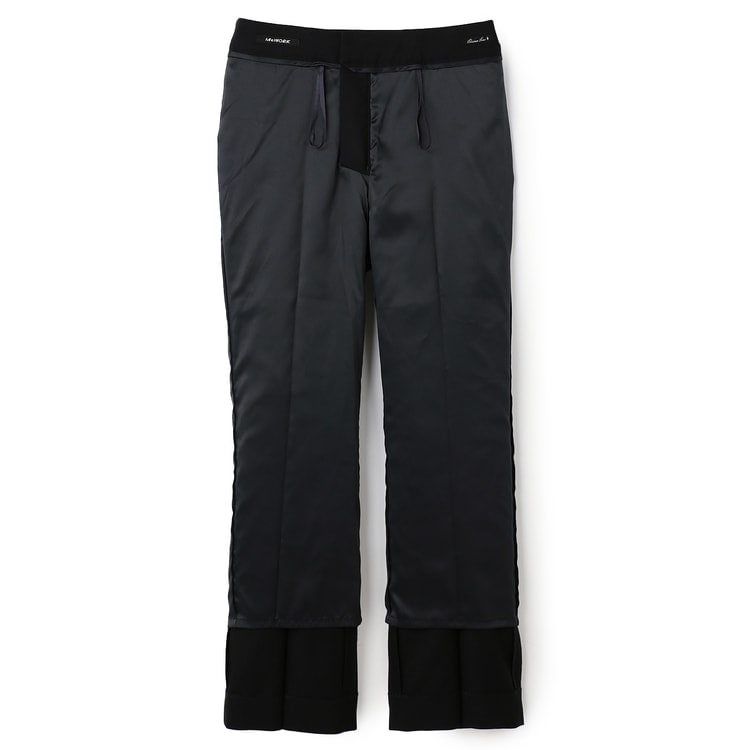 洗える360°キレイスーツ 紺 ストレートパンツ セットアップ着用可