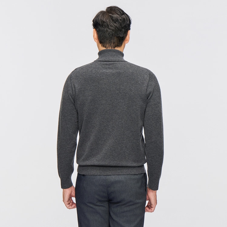 L＆Wデザイン】スーツ屋の仕立てたセーター タートルネック【AOKI公式