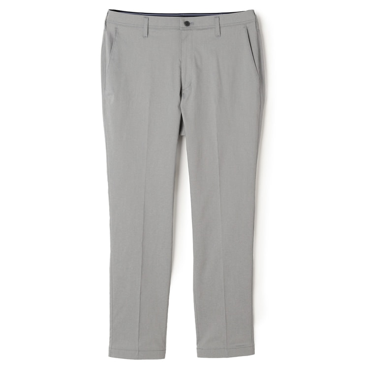 らくQパンツ】裾上げ済 ストレッチ テーパードノータック コットン