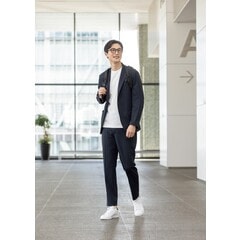 パジャマスーツ】スタンダードジャケット 紺 セットアップ着用可【AOKI