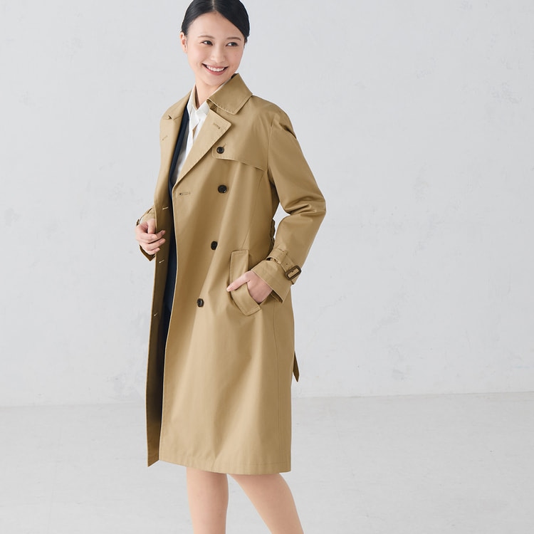 はっ水 ストレッチ 大人ダブルトレンチコート【AOKI公式通販】