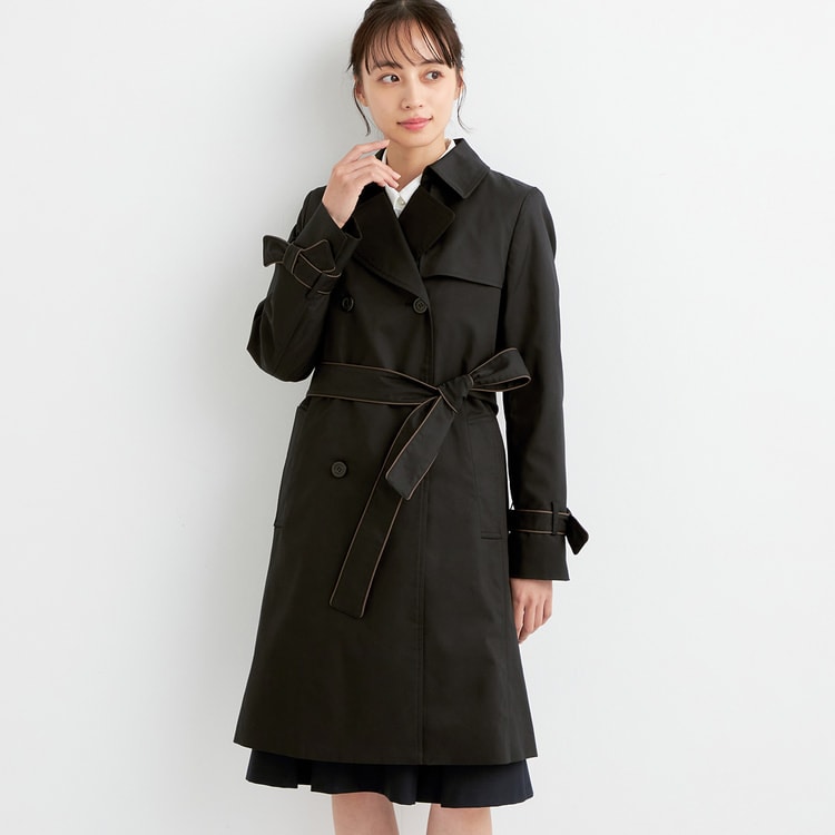 リバーシブルライナー付き トレンチコート 黒【AOKI公式通販】