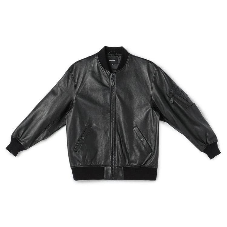 SizeMAX】AVIREX 羊革 レザータイプ MA-1ジャケット【AOKI公式通販】