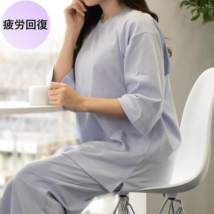 WEB限定商品】リカバリーケアプラス ルームウェア 五分袖Tシャツ＆七分