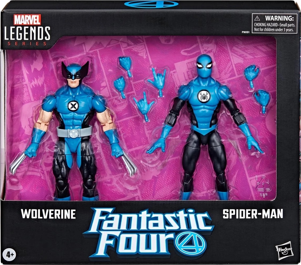 Marvel Legends Exclusives Wolverine and Spider-Man (Fantastic Four) 2
