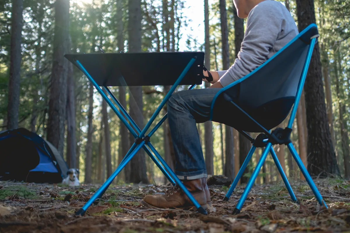 High Dining with the Helinox Café Chair and Café Table