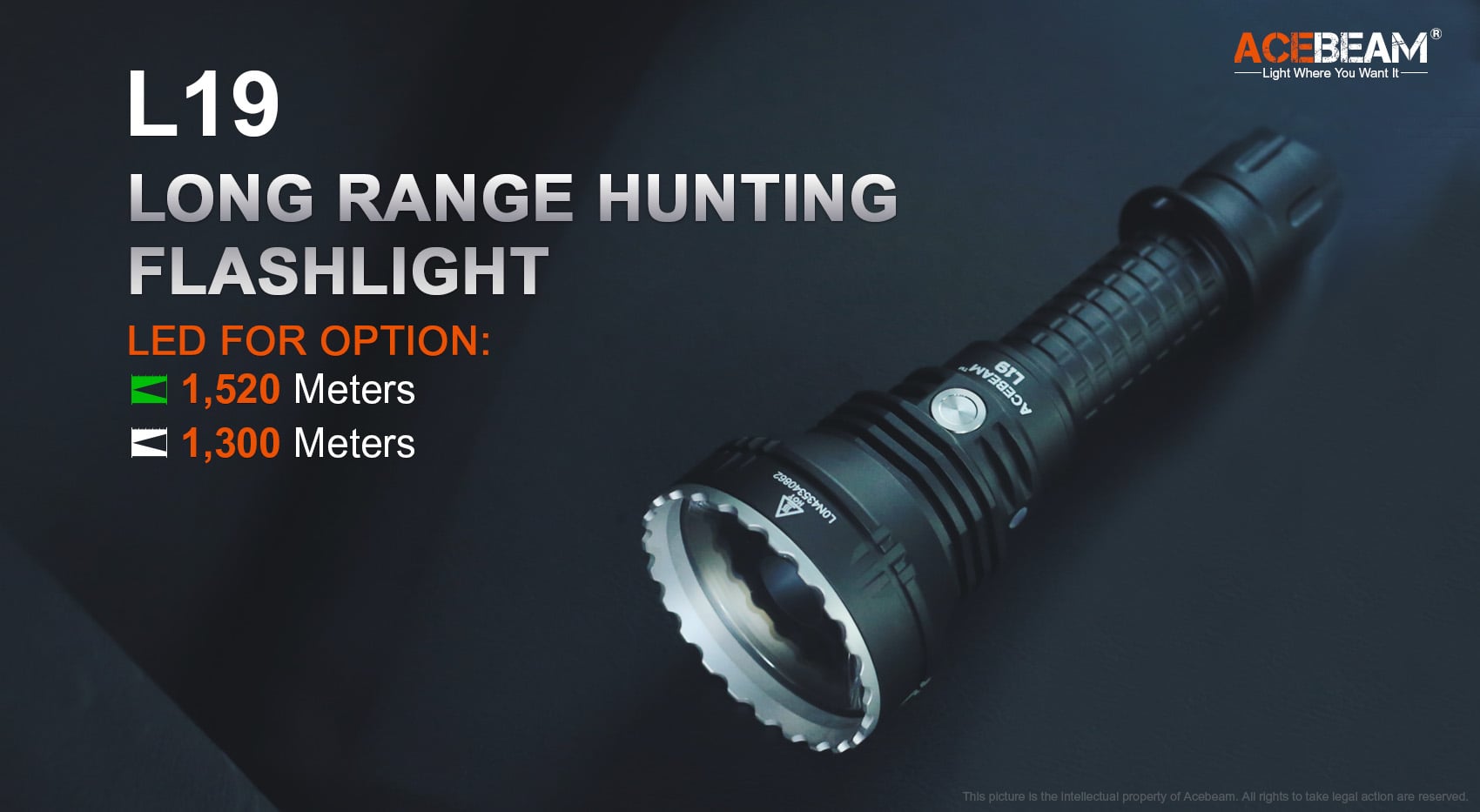 L19 Hunting Flashlight|Acebeam® Official Store |High-Powered