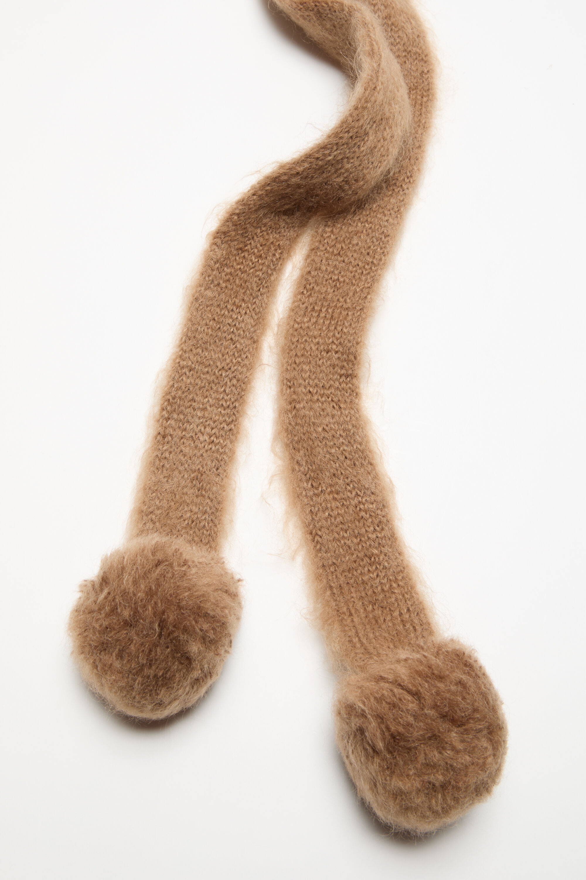 Acne Studios - Mohair cap with earflaps - Clay beige