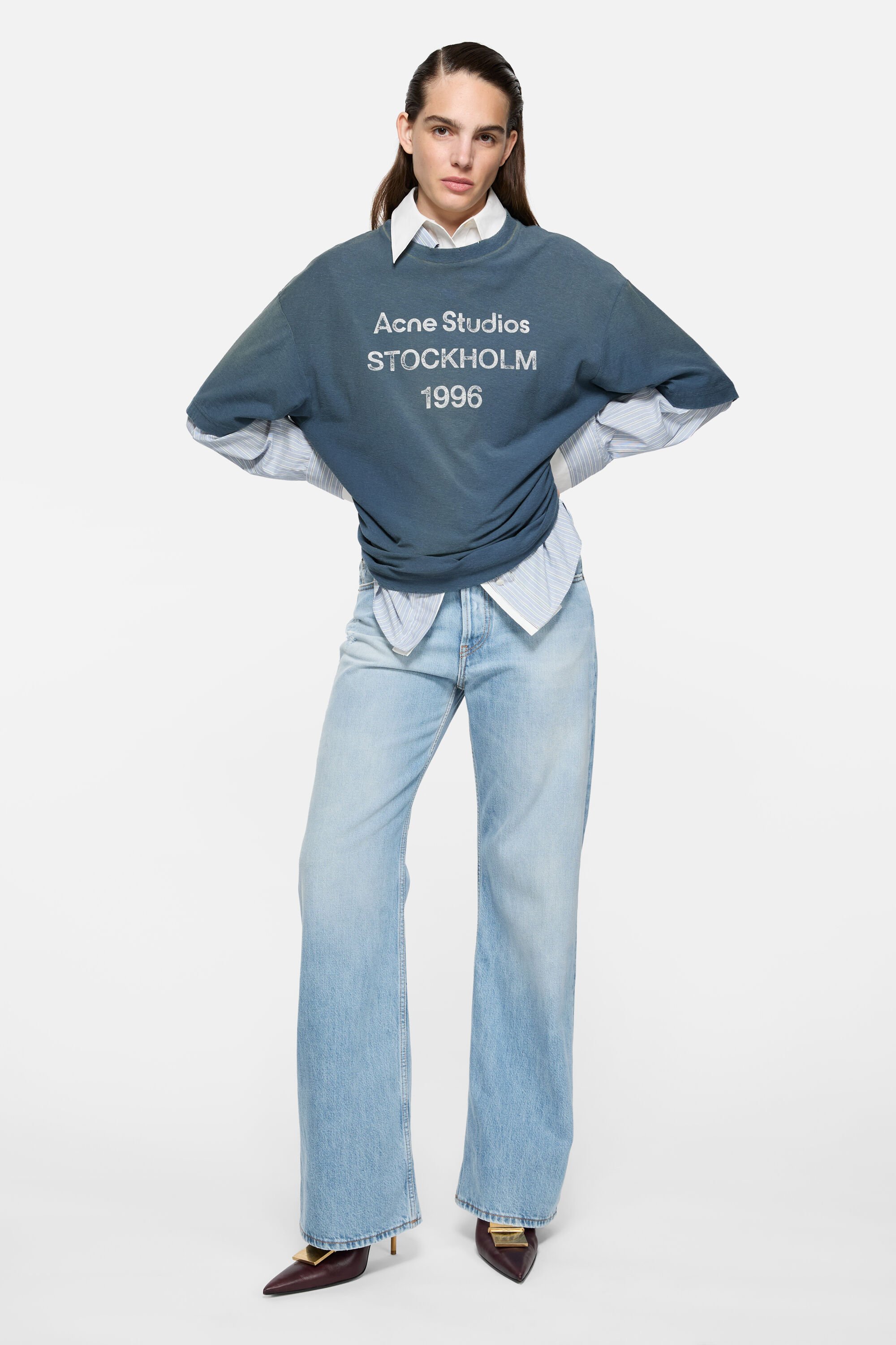 Acne Studios - Regular fit jeans - 2021F - Light blue