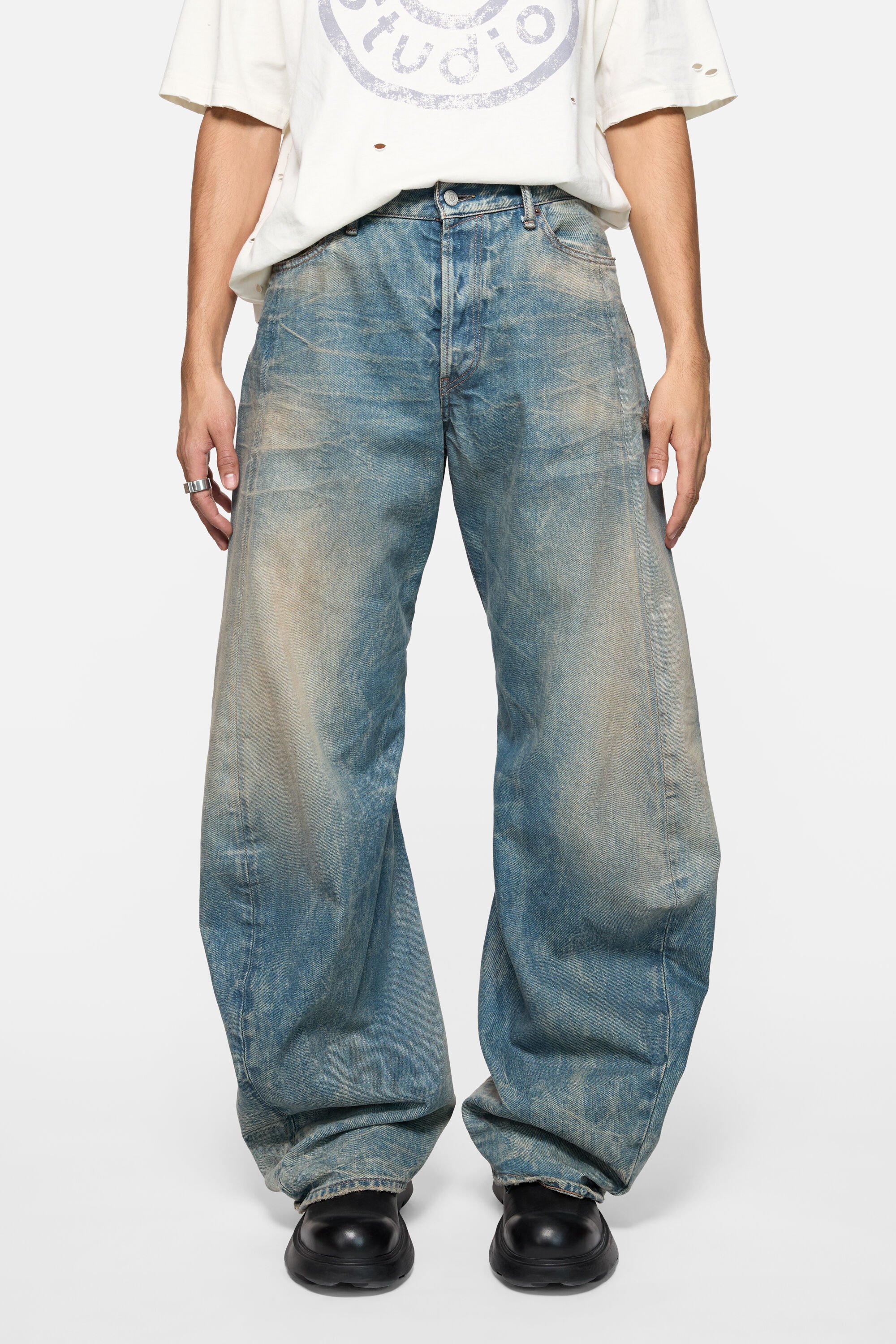 Acne Studios - Loose fit jeans - 2006M - Mid blue