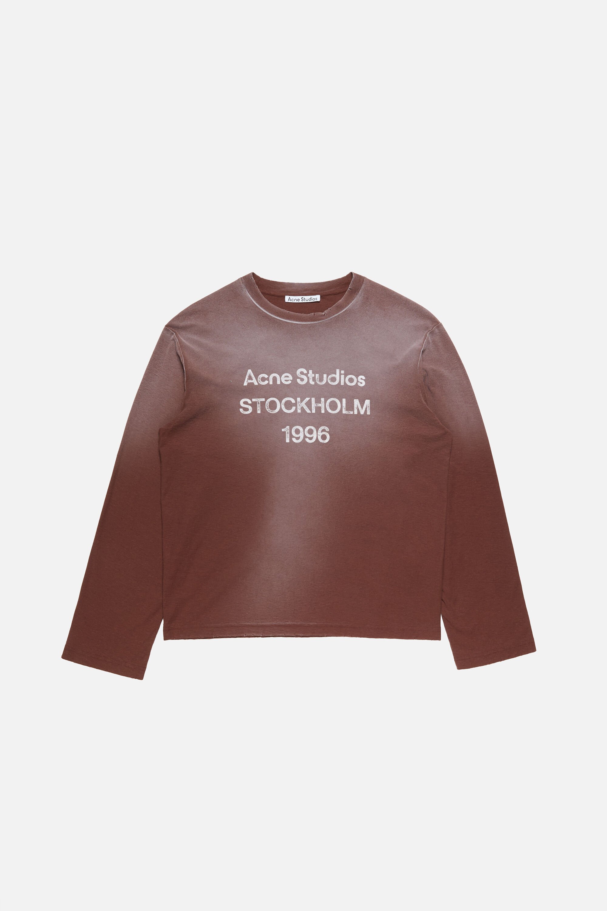 Acne Studios - Logo t-shirt - Relaxed fit - Chocolate brown