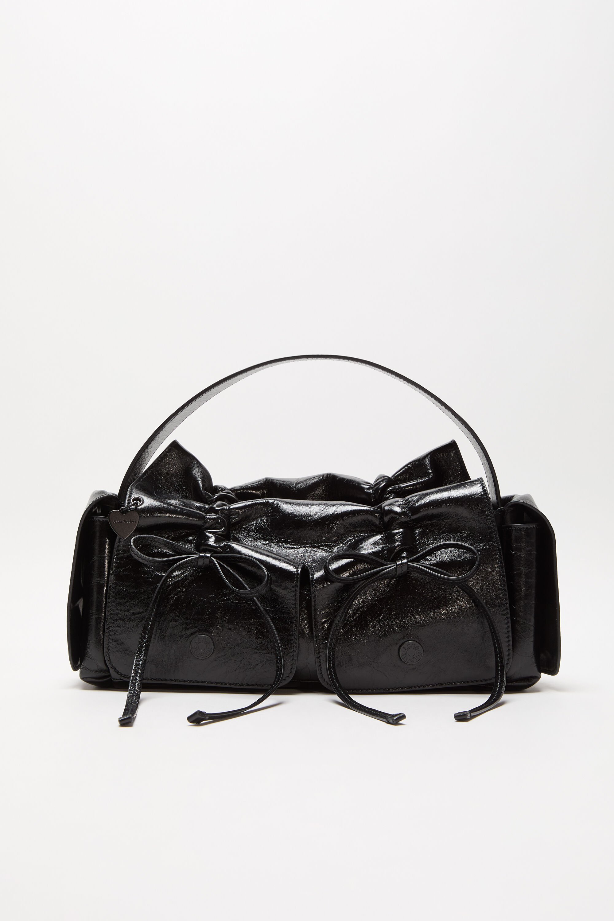 Acne Studios - マルチポケットスタッズショルダーバッグ - ブラック