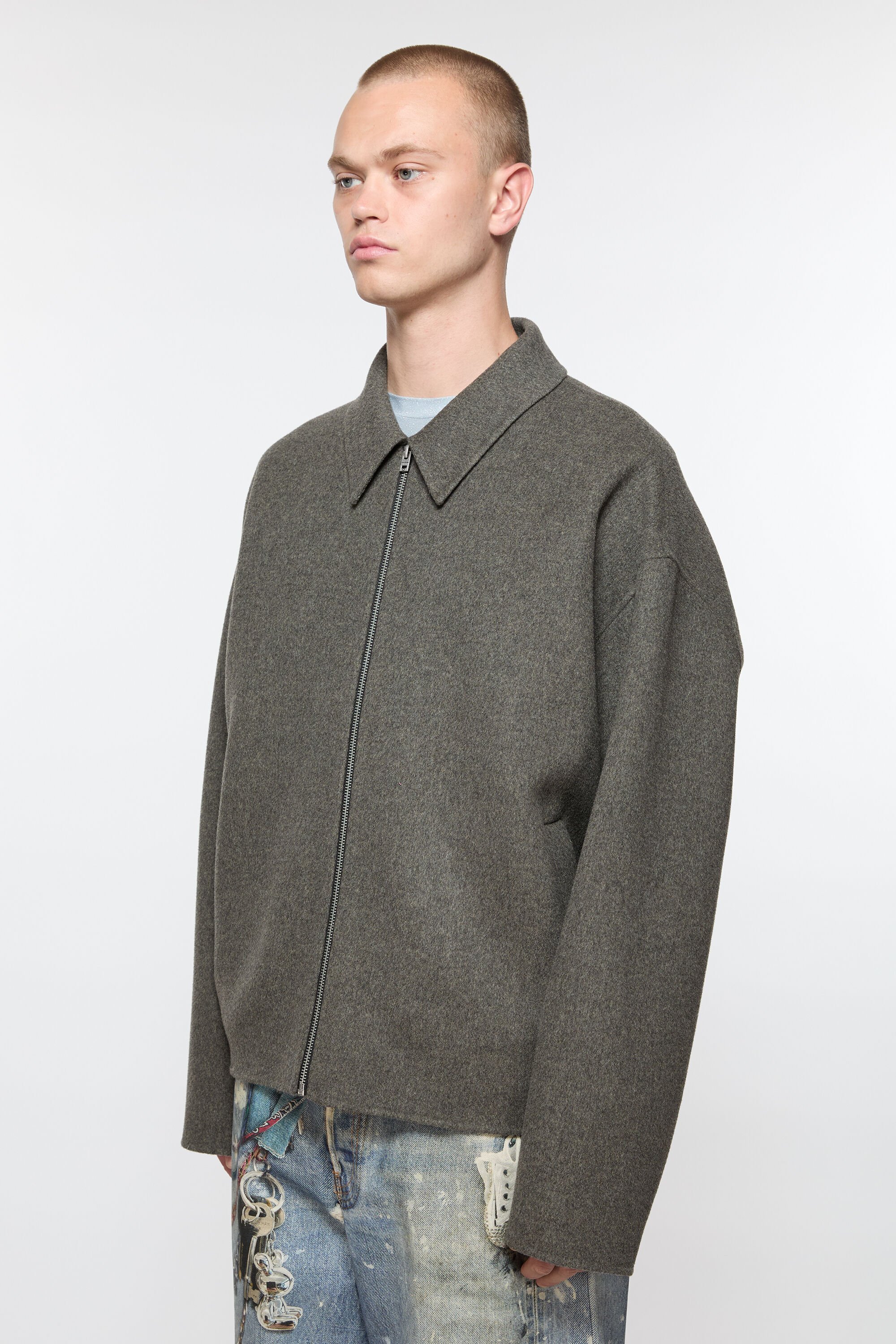 Acne Studios - ウールジャケット - Graphite grey