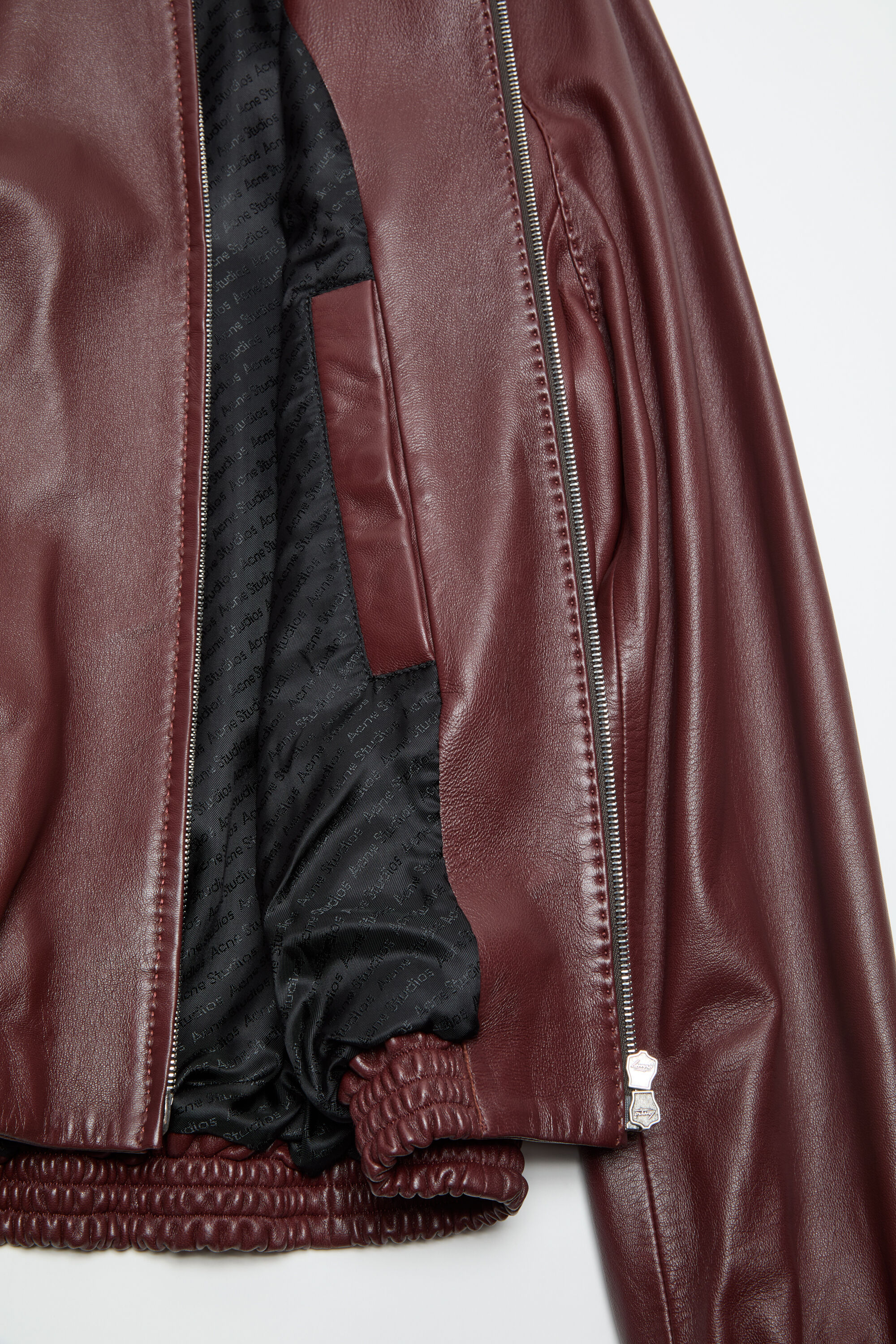 Acne Studios - レザージャケット - ラムブラウン