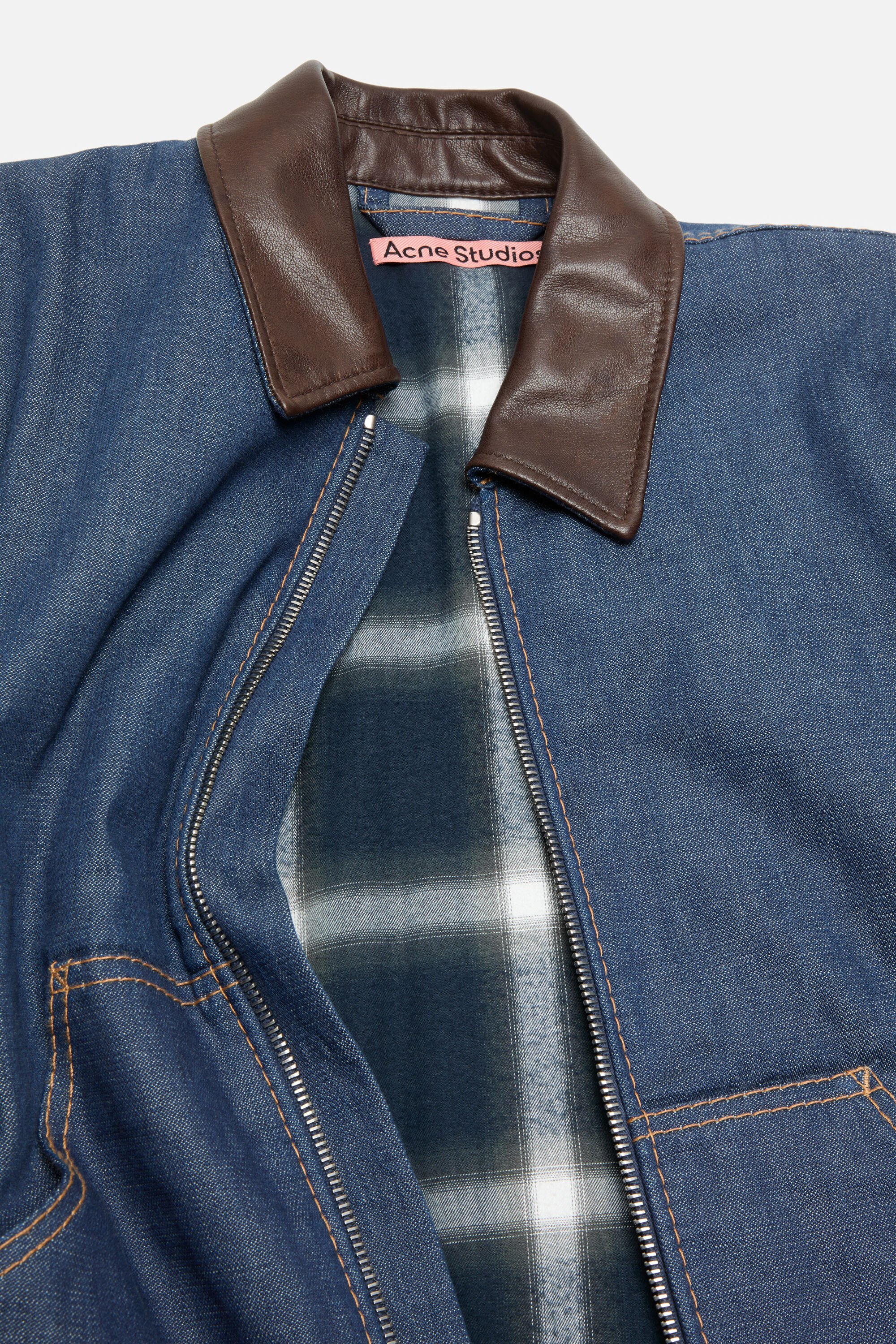 Acne Studios - Denim bomber jacket - Indigo blue