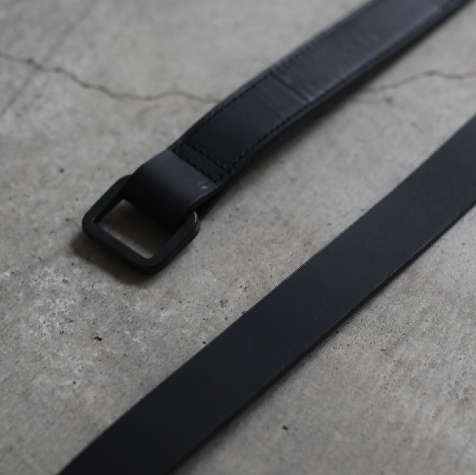 ssstein - 【残りわずか】Leather Belt(RECTANGLE BUCKLES) | ACRMTSM
