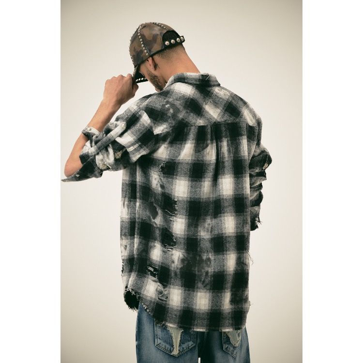 Thug Club - 【残り一点】Angels Damaged Shirt | ACRMTSM ONLINE STORE