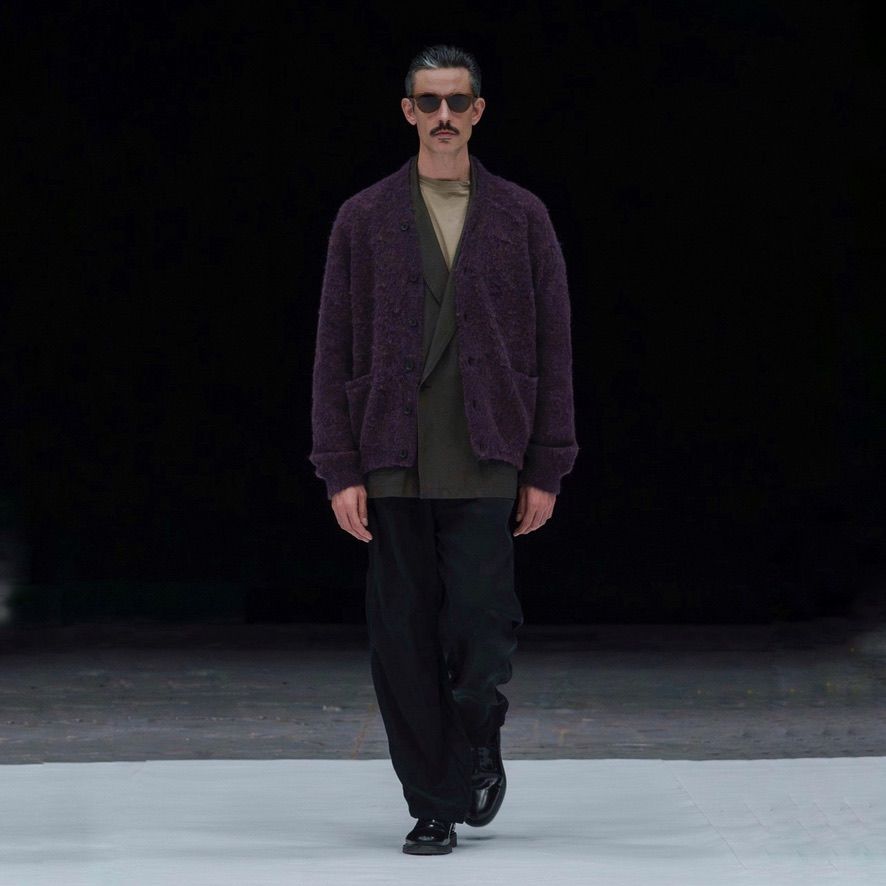 YOKE - 【残り一点】3color Mix Baby Alpaca Cardigan | ACRMTSM