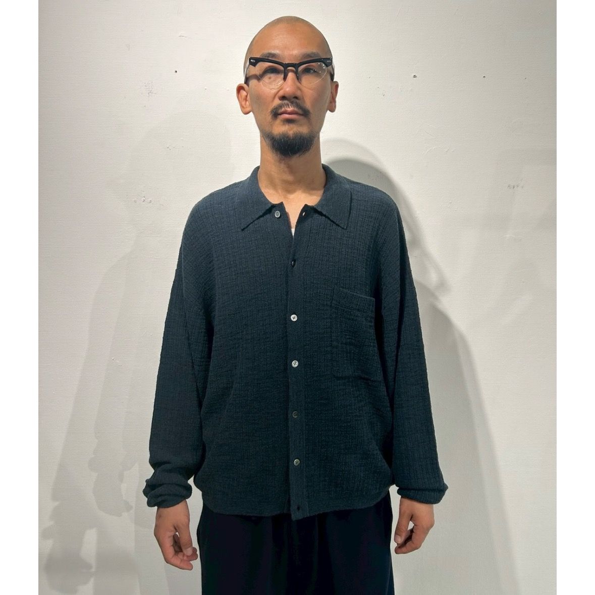 crepuscule - 【再販売通知受付可能】Crepe Knit Shirt | ACRMTSM