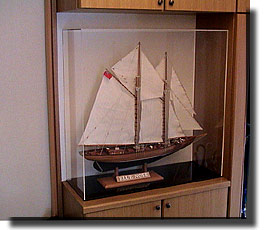 帆船模型のディスプレイケース｜お客様活用事例 50000867｜アクリ屋