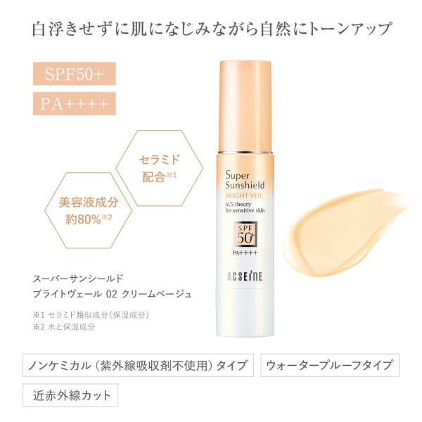 スーパーサンシールド ブライトヴェール(22g 01 ピンクベージュ): 全