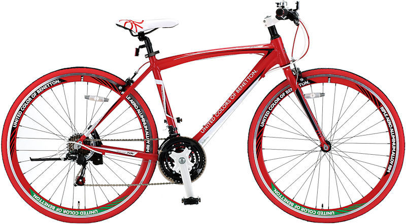 ベネトン クロス 700x28C 外装21段変速 (レッド) BENETTON CROSS S
