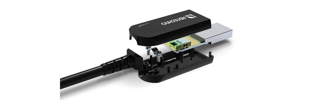 AUN-1F1-xxx | 5Gbps専用 光ファイバUSB延長ケーブル A-A | ADTECHNO